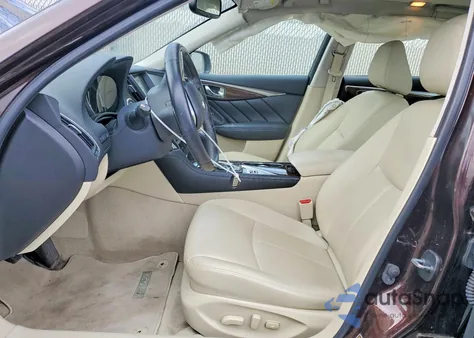 2018 Infiniti Q50 Luxe z USA, uszkodzony, nr VIN JN1EV7AR2JM445933